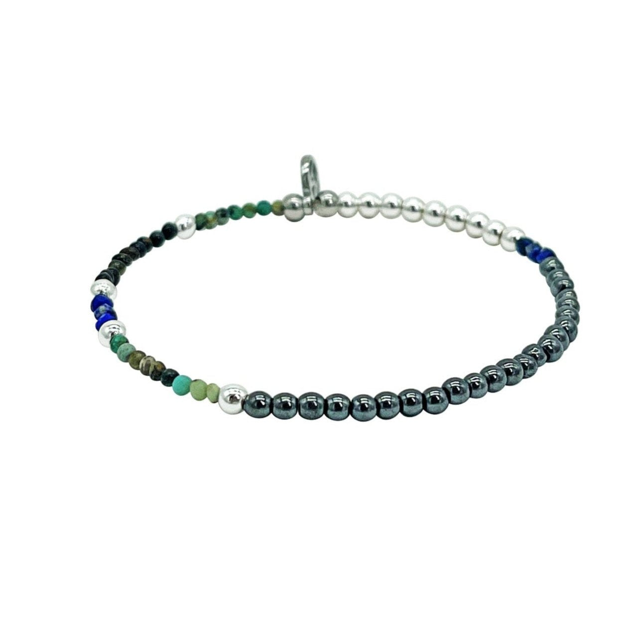 United Gemstone Stretch Bracelet