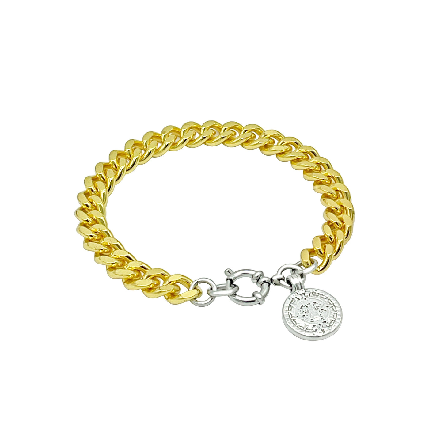 Gold/Silver Coin Bracelet