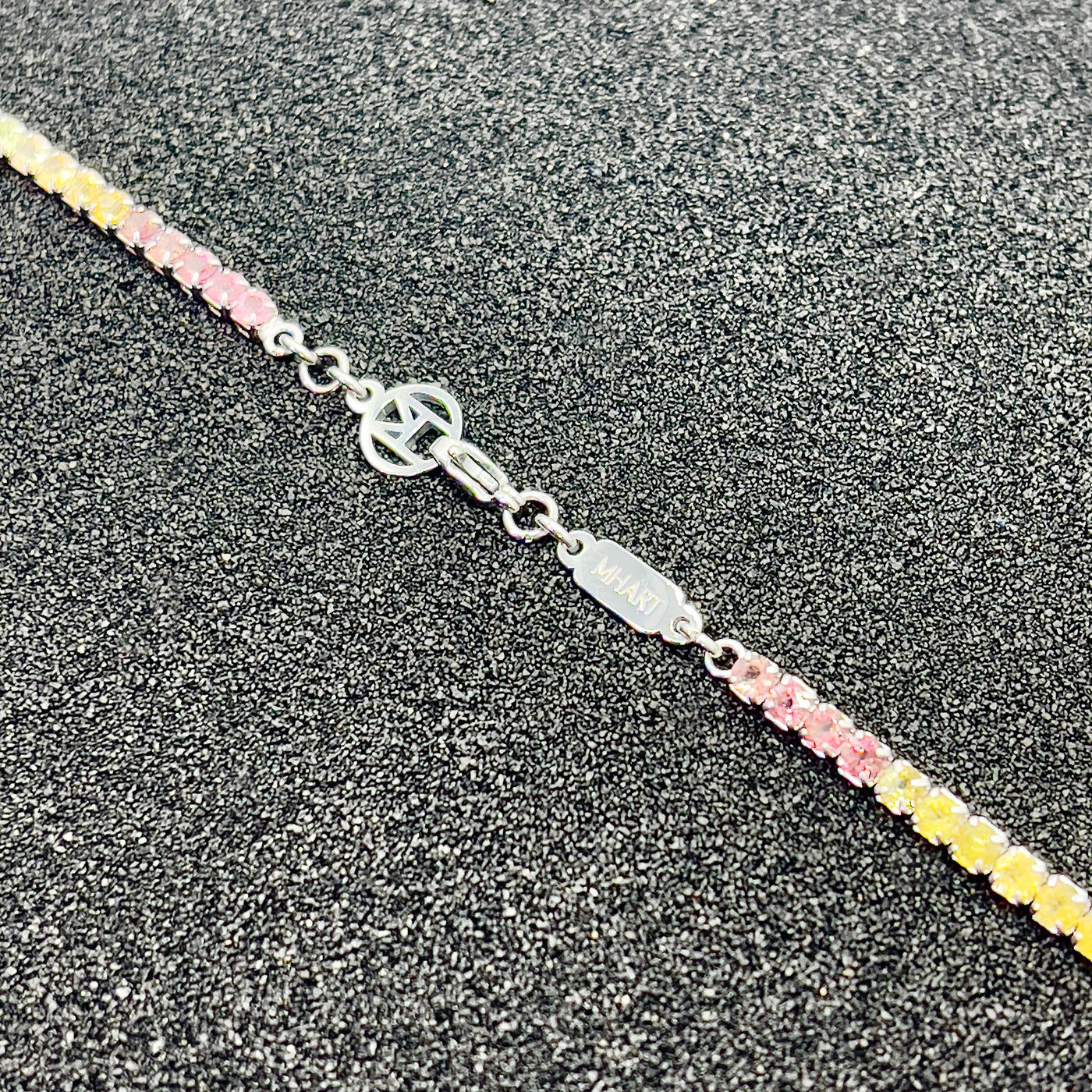 Rainbow Gemstone Tennis Bracelet