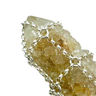 Caged Citrine Quartz Pendant