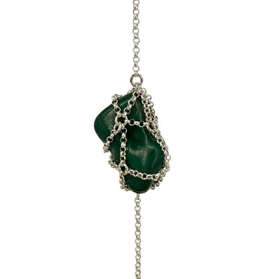 Caged Malachite Pendant II